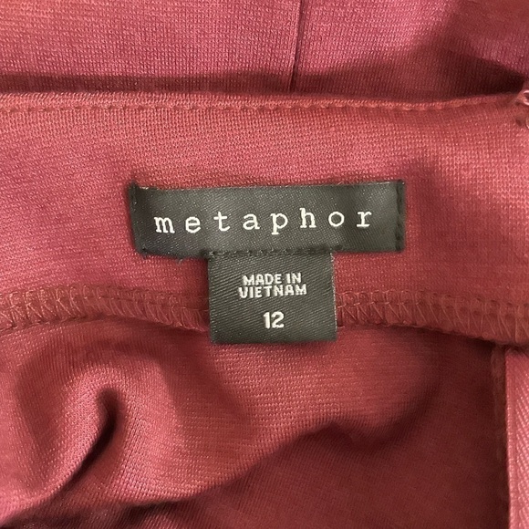 Metaphor Maroon Womens Mini Skirt • NWOT • Size: 12​ - Picture 6 of 6